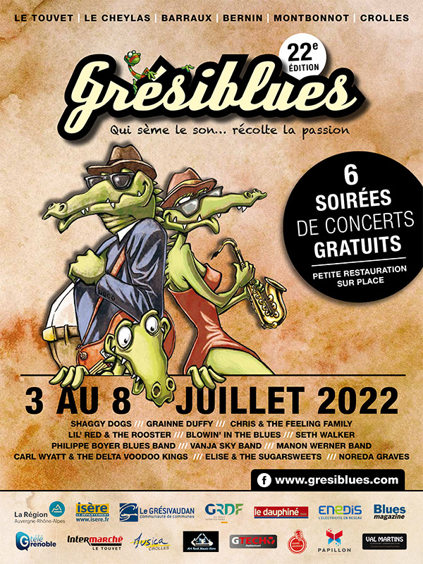 Affiche Festival Grésiblues Affiche Festival Grésiblues