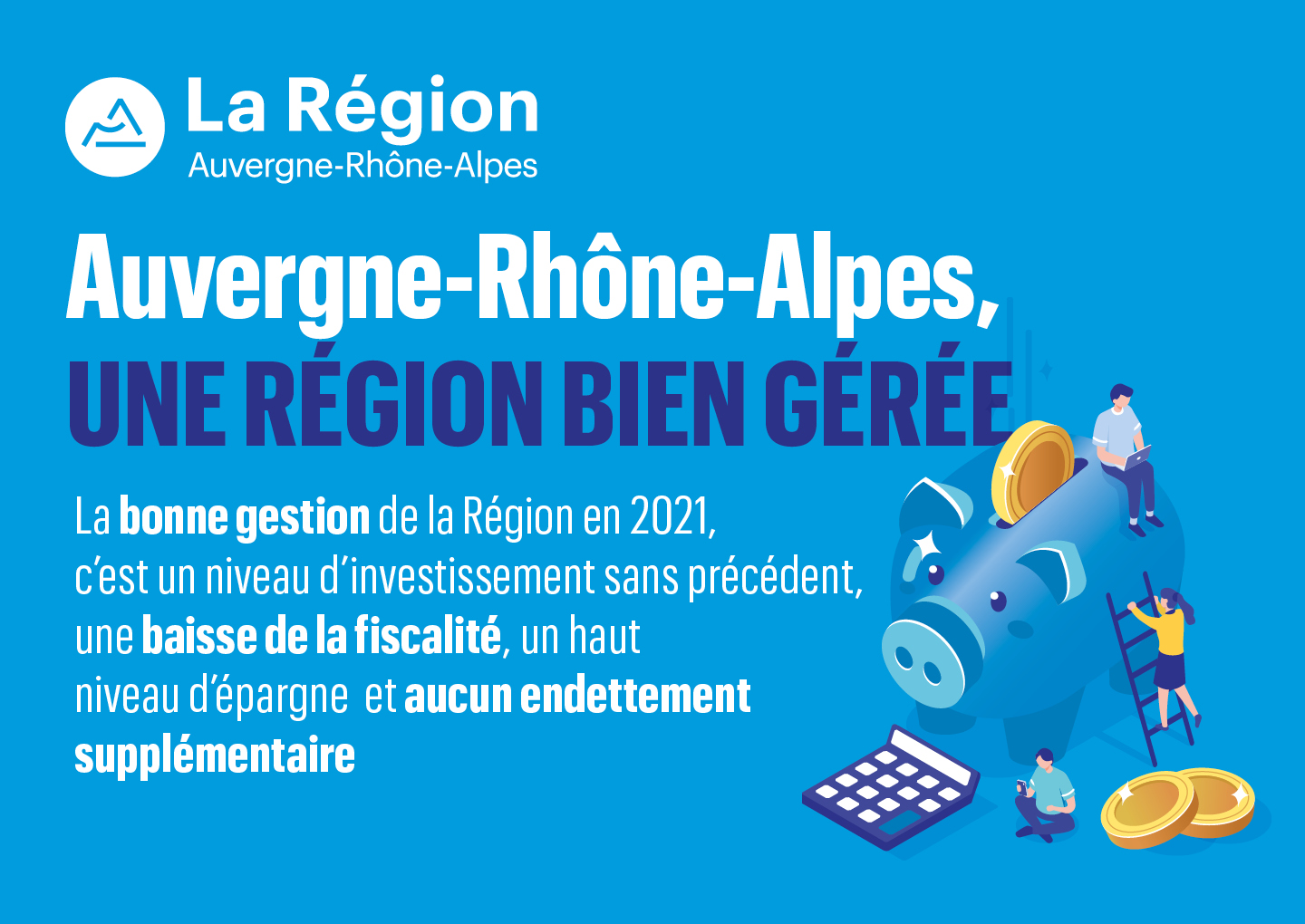 Visuel compte administratif 2021 - © Région Auvergne-Rhône-Alpes Visuel compte administratif 2021