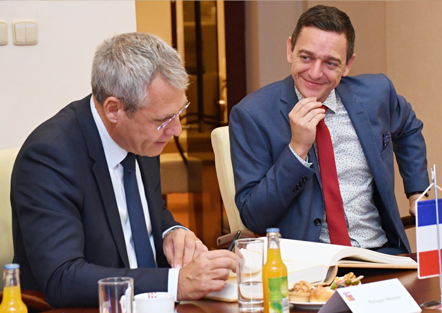 Rencontre avec les représentants de la Moravie du Sud - © Région Auvergne-Rhône-Alpes Rencontre avec les représentants de la Moravie du Sud