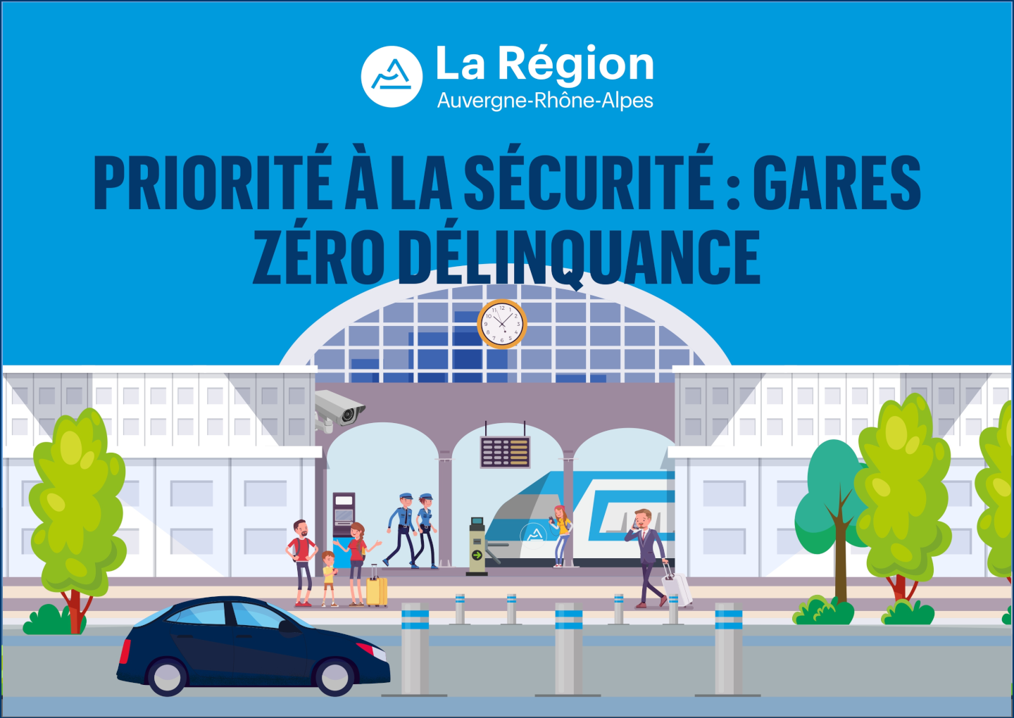 Assemblée plénière 15-16/12 : Sécurité gare - © Région Auvergne-Rhône-Alpes Assemblée plénière 15-16/12 : Sécurité gare