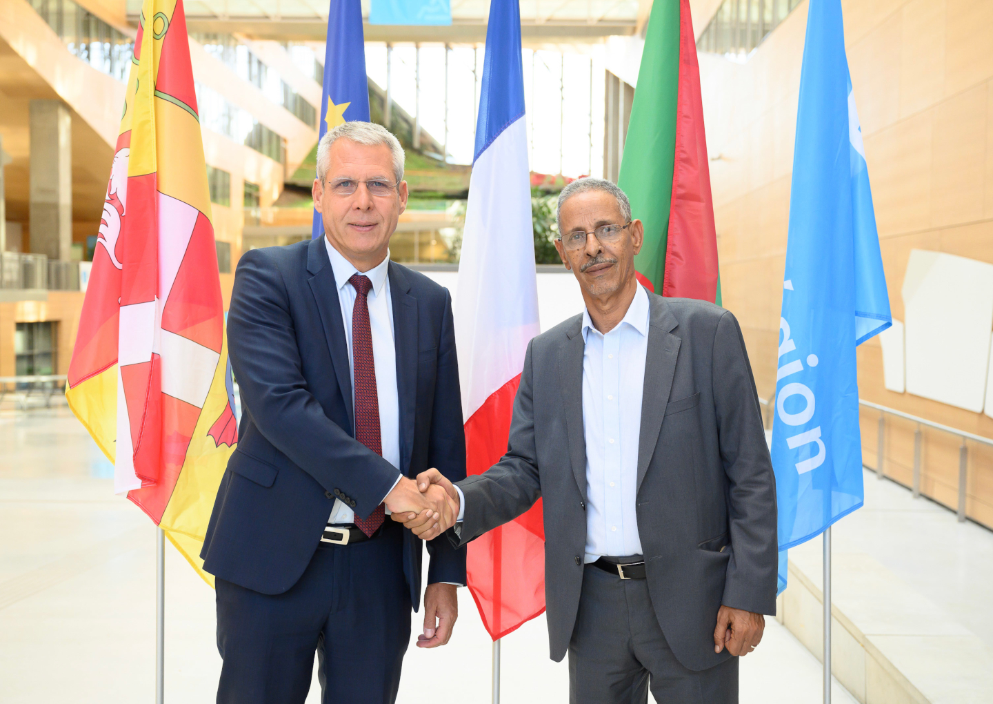 Accueil Mauritanie président du Tagant 1 - © Charles Pietri Accueil Mauritanie président du Tagant 1