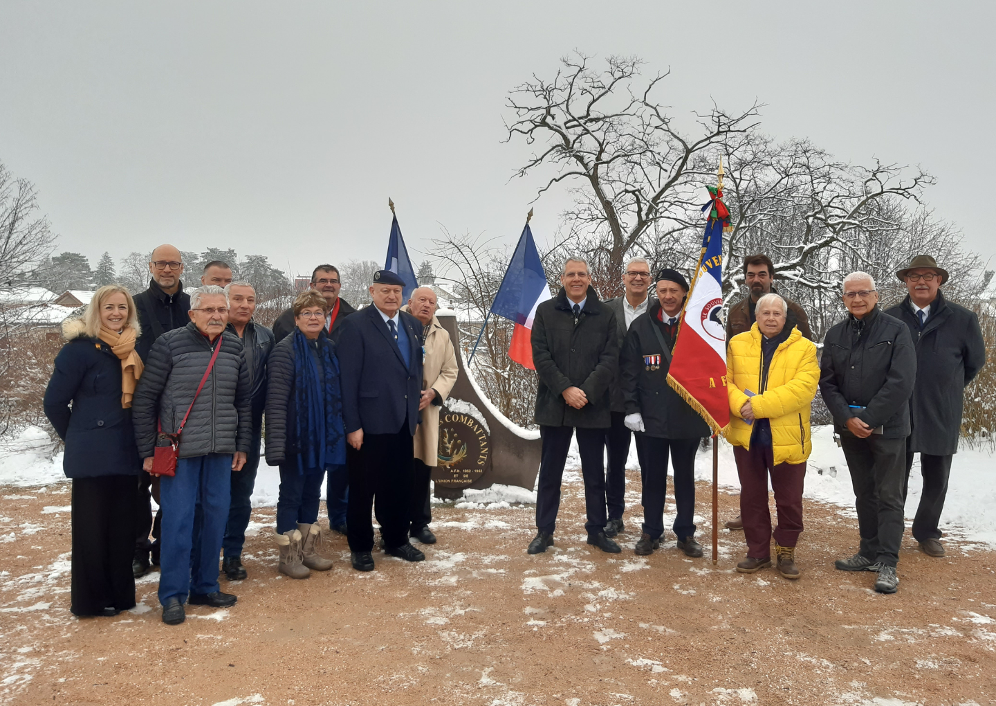 Remise de drapeaux anciens combattants Puy-de-Dôme - © Région Auvergne-Rhône-Alpes Remise de drapeaux anciens combattants Puy-de-Dôme