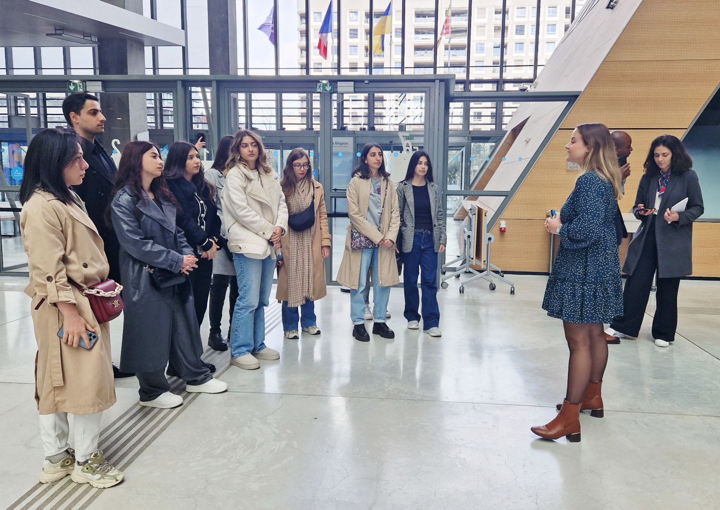 Accueil étudiants arméniens 2 - © Région Auvergne-Rhône-Alpes Accueil étudiants arméniens 2