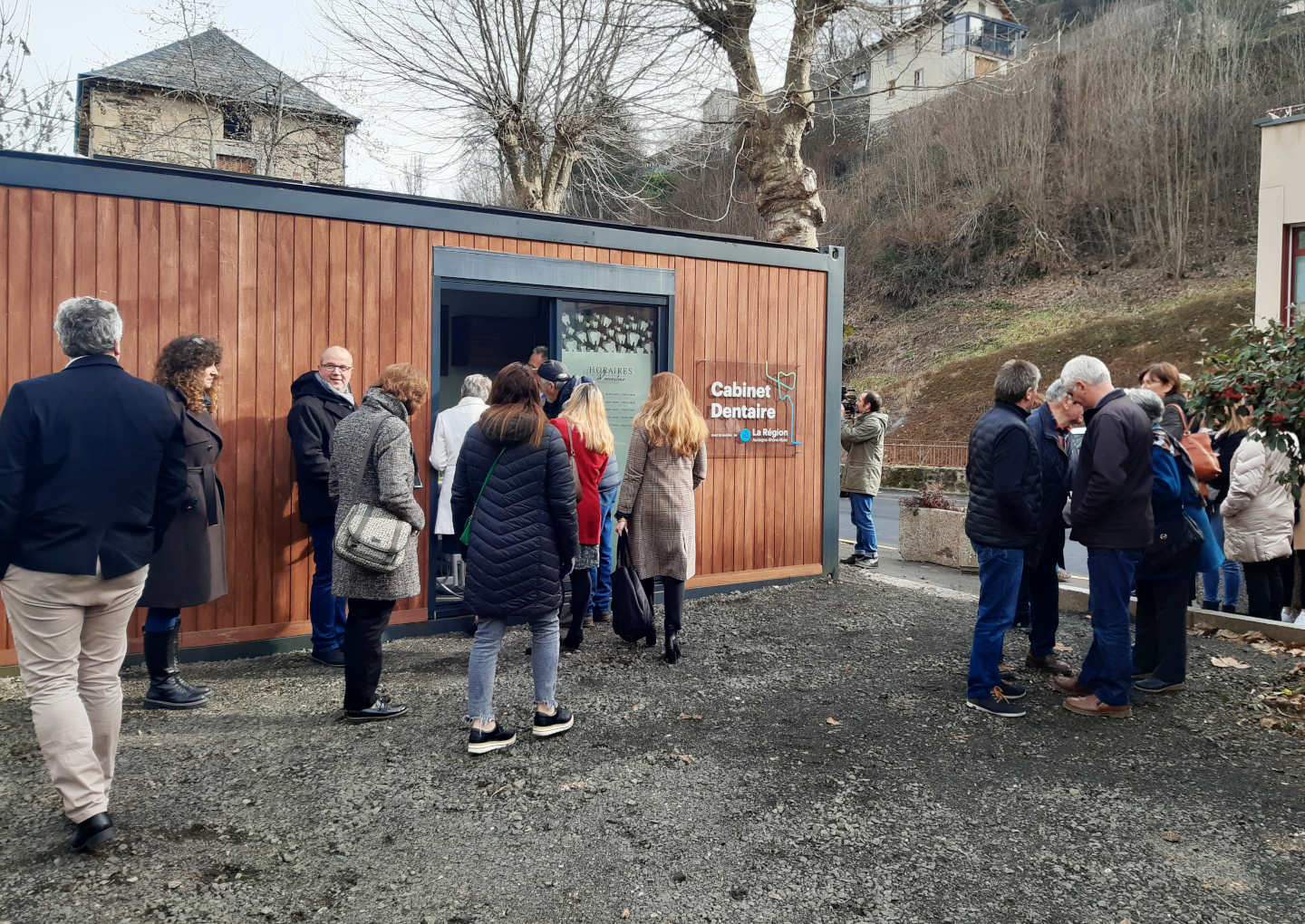 GreenCab installé dans le Cantal - © URPS CD ARA GreenCab installé dans le Cantal