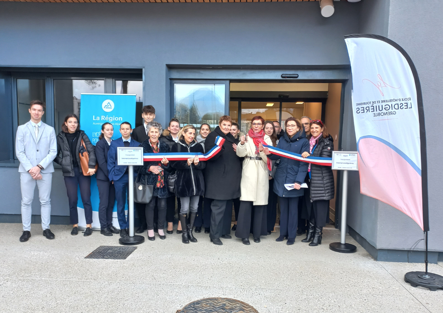 Inauguration de l'internat du lycée Lesdiguières - © Région Auvergne-Rhône-Alpes Inauguration de l'internat du lycée Lesdiguières