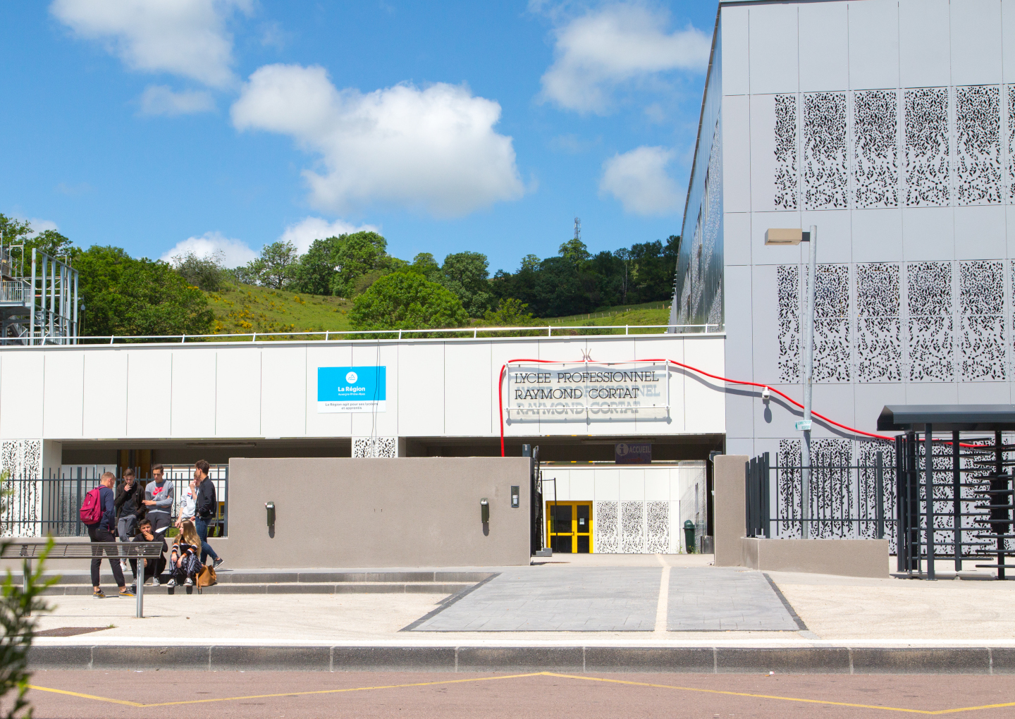 Lycée professionnel Aurillac - © Laurence Barruel Lycée professionnel Aurillac