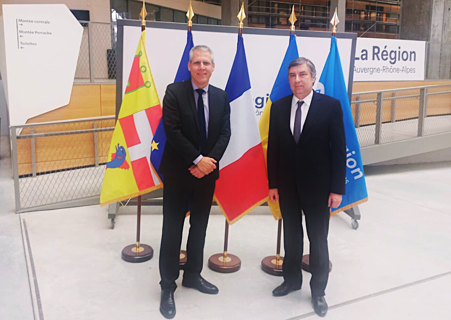 Ambassadeur d'Ukraine - © Région Auvergne-Rhône-Alpes Ambassadeur d'Ukraine