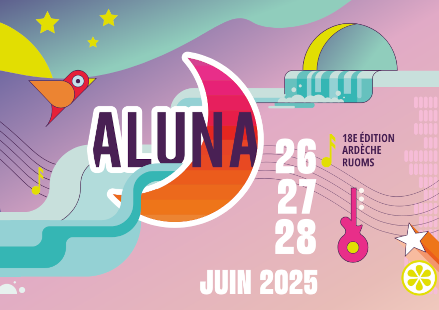Visuel Aluna Festival 2025