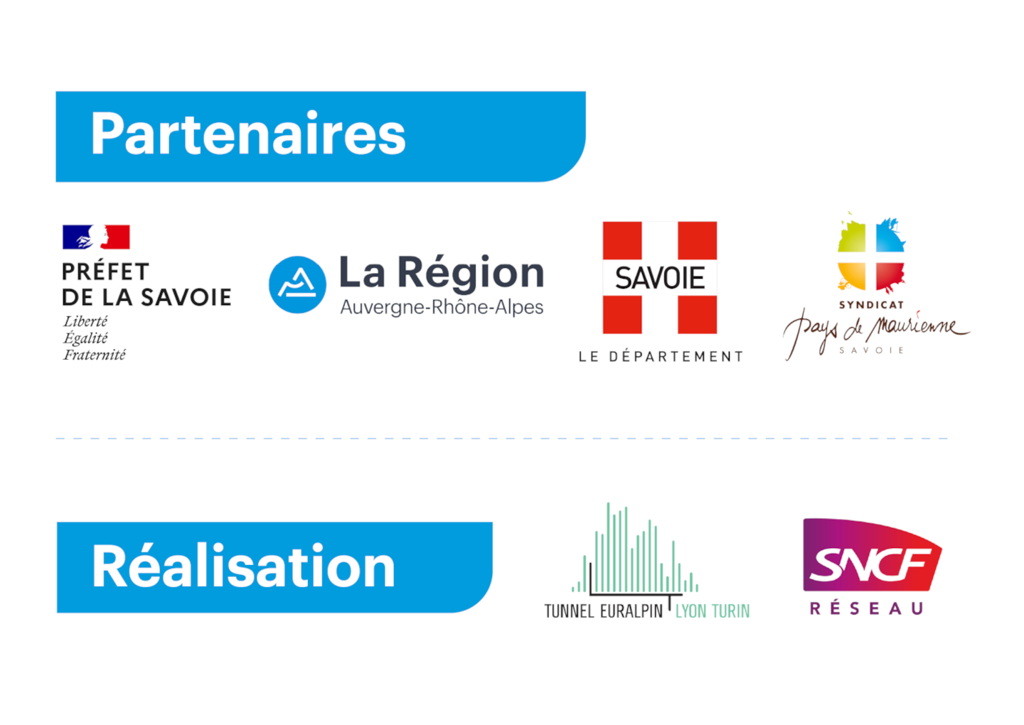 Chantier Lyon Turin partenaires - © DR Chantier Lyon Turin partenaires