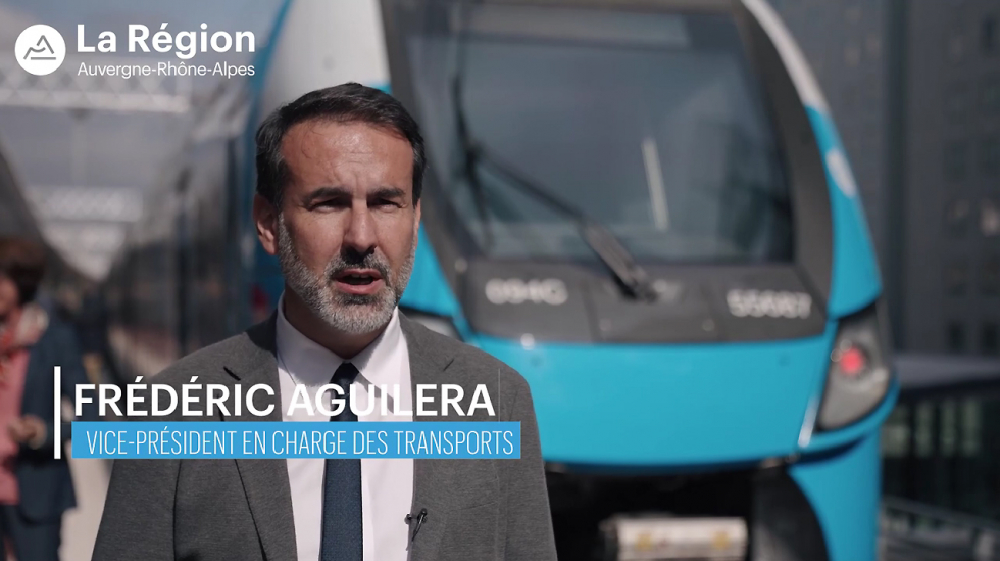Preview image for the video "Une minute pour des projets : Frédéric Aguilera, vice-président délégué aux transports".