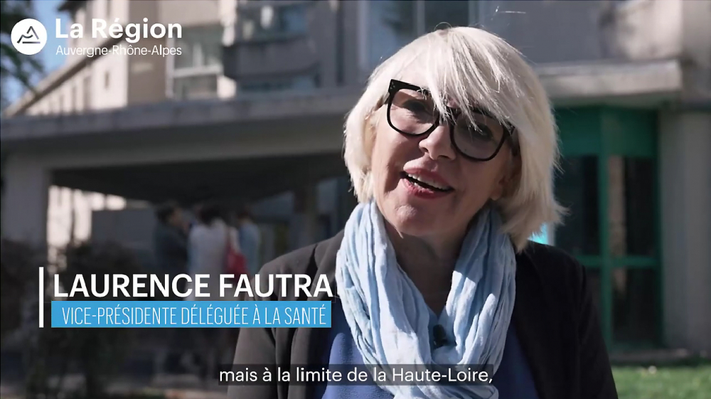 Preview image for the video "Une minute pour des projets : Laurence Fautra, vice-présidente déléguée à la santé".