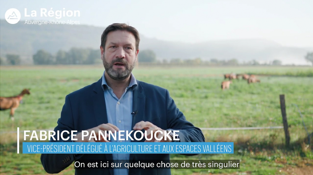 Preview image for the video "Une minute pour des projets : Fabrice Pannekoucke, vice-président à l'agriculture".