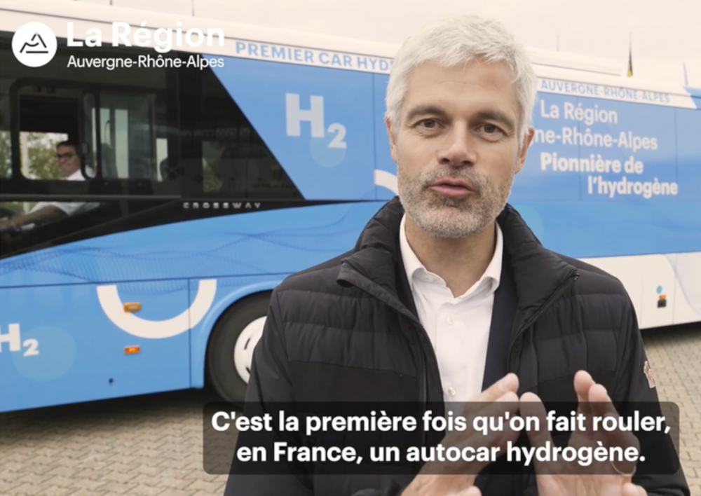 Preview image for the video "Premier car hydrogène 100% Région".