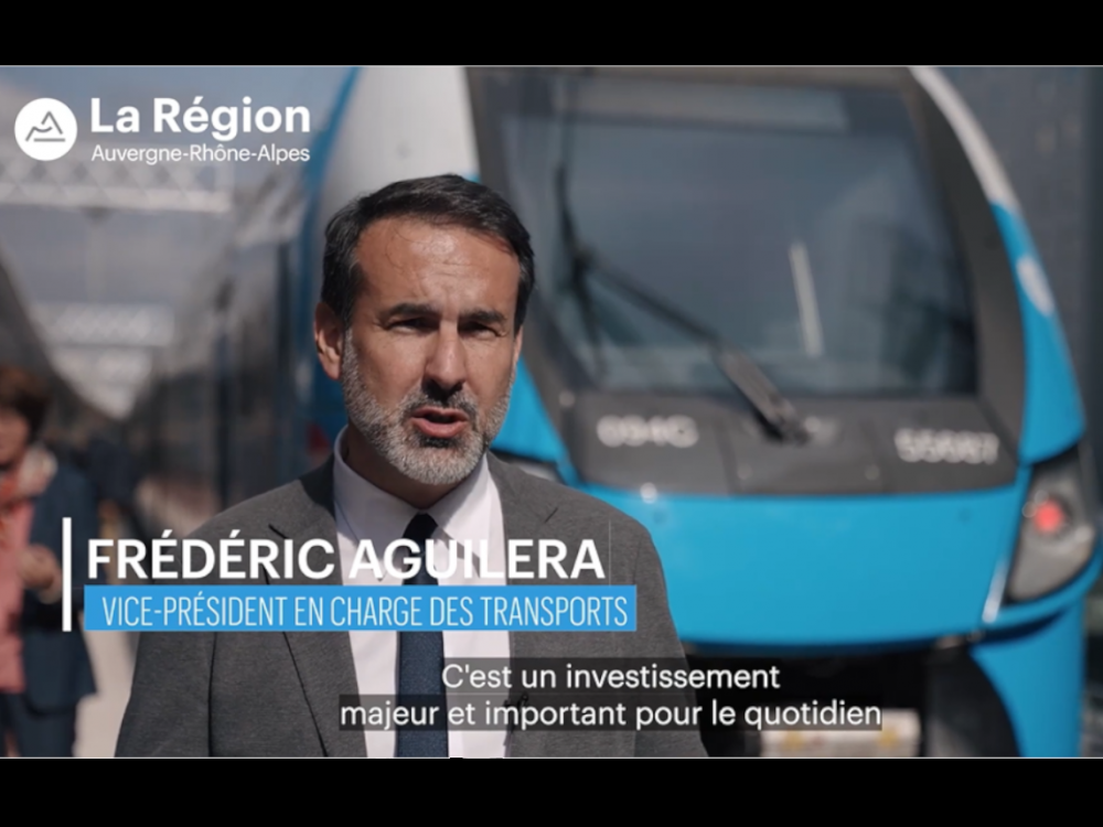 Preview image for the video "Une minute pour des projets : Frédéric Aguilera, vice-président délégué aux transports".