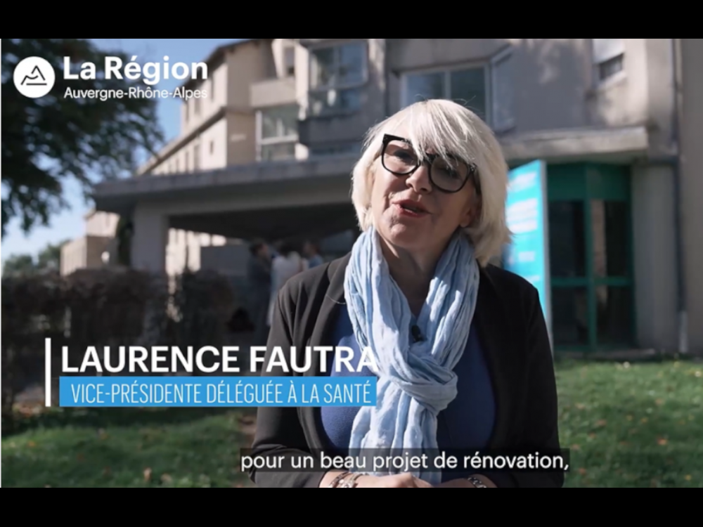 Preview image for the video "Une minute pour des projets : Laurence Fautra, vice-présidente déléguée à la santé".