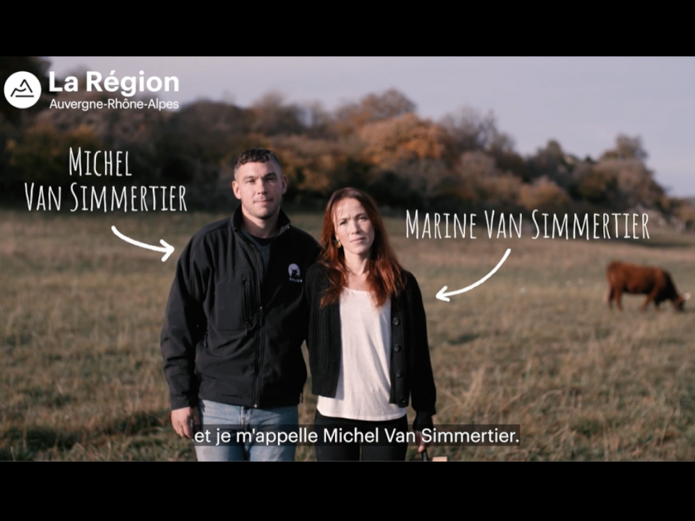 Preview image for the video "Marine et Michel, éleveurs d'Ovalie : "C'est une fierté de représenter l'agriculture française"".