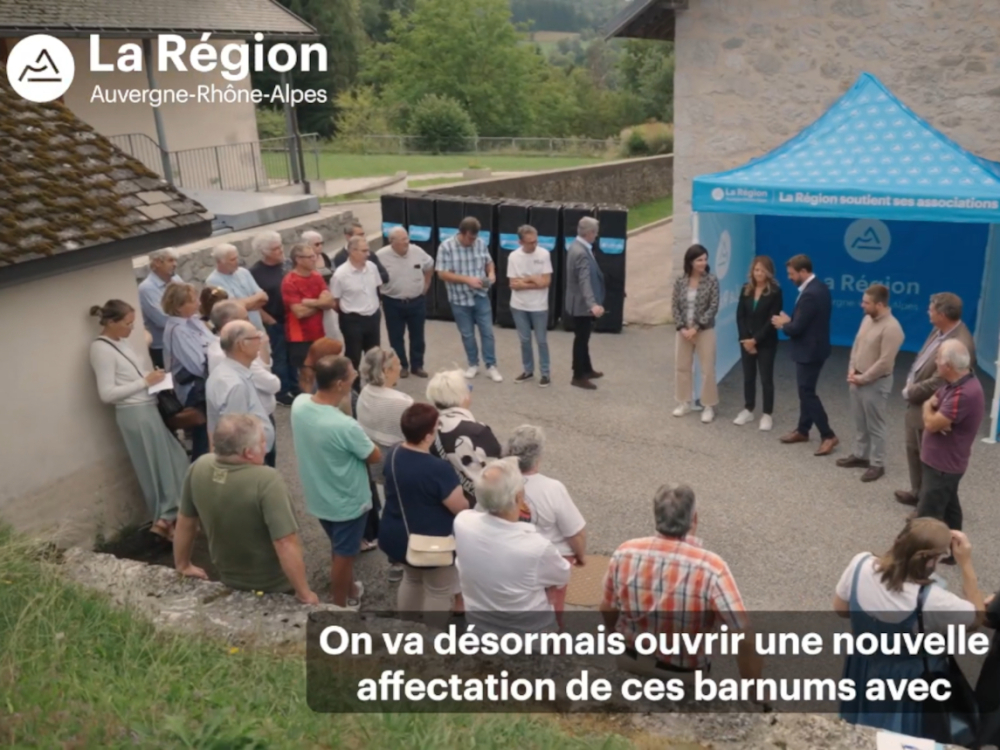 Preview image for the video "La Région offre des barnums aux associations".