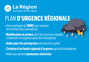 Infographie plan d'urgence grêle