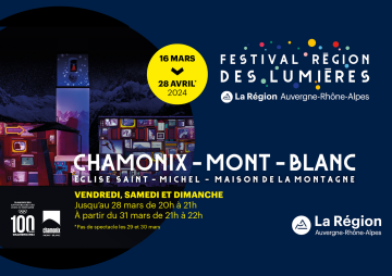 Festival Région des Lumières - spectacle à Chamonix 2