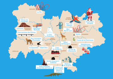 Carte des Sites Touristiques Emblématiques