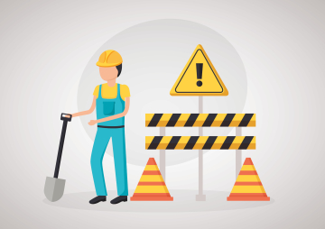 Travaux routes illustration