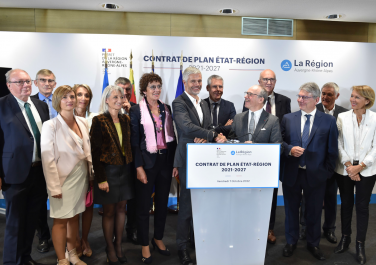 Présentation du Contrat de Plan État-Région - © Guillaume Atger Présentation du Contrat de Plan État-Région