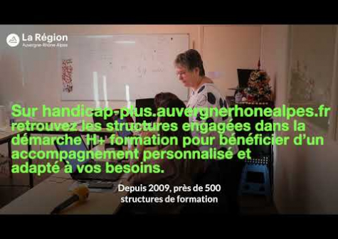 Preview image for the video "Ma Région mes services : la démarche H+ formation".