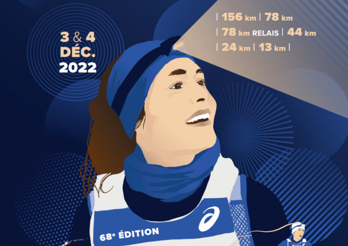 Visuel SaintéLyon 2022 - © Asics SaintéLyon Visuel SaintéLyon 2022