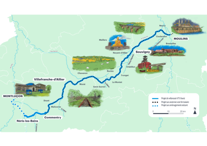 V75 Carte touristique - ©  DR V75 Carte touristique