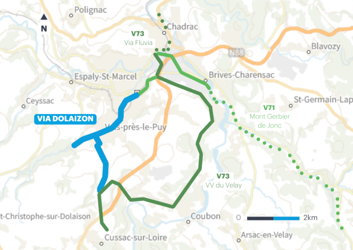 Via Dolaizon carte