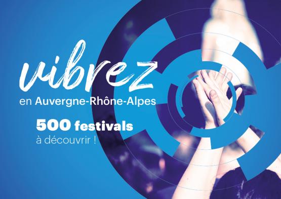 Visuel festivals été 2022 - © Région Auvergne-Rhône-Alpes Visuel festivals été 2022