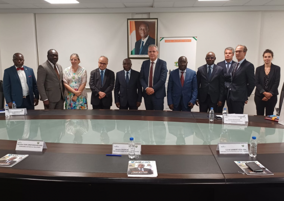 Audience avec Bouaké Fofana, ministre de l’hydraulique, de l’assainissement et de la salubrité de Côte d’Ivoire