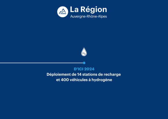 D'ici 2024 Déploiement de 14 stations de recharge  et 400 véhicules à hydrogène