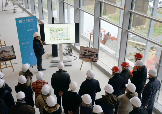 Visite chantier Campus Région du numérique 3