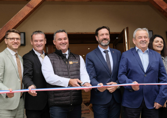 inauguration CFA Compagnons du Tour de France Aigueblanche 1