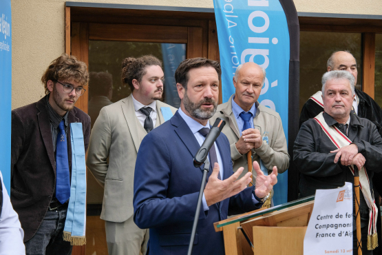 inauguration CFA Compagnons du Tour de France Aigueblanche 9