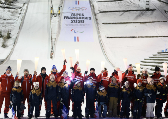 JO arrivée anneaux Courchevel 5