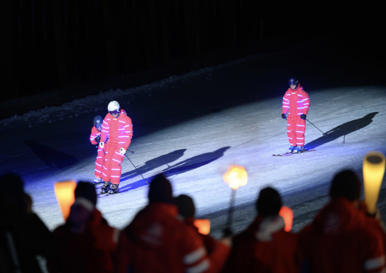 JO arrivée anneaux Courchevel 6