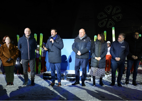 JO arrivée anneaux Courchevel 7