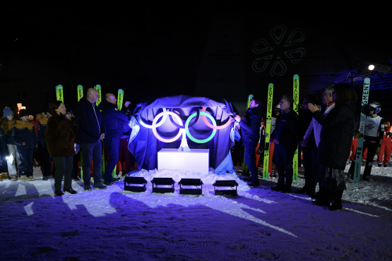 JO arrivée anneaux Courchevel 8