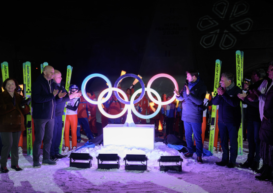 JO arrivée anneaux Courchevel 9