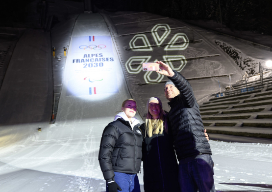 JO arrivée anneaux Courchevel 12