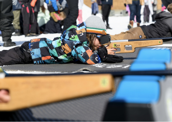 Grand Retour délégation para + drapeau Chamrousse 15