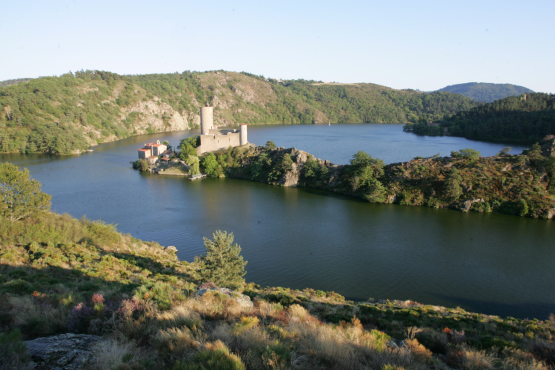 Lac et château de Grangent - Pays Stéphanois (42)