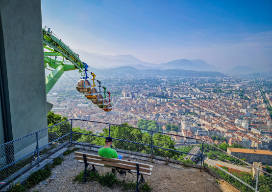 les Bulles téléphérique de la Bastille Grenoble (38)