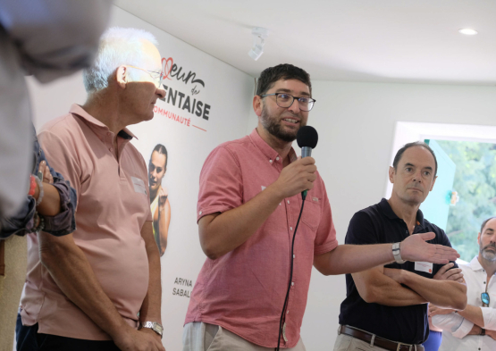 Inauguration halle sportive Salins-Fontaine 1