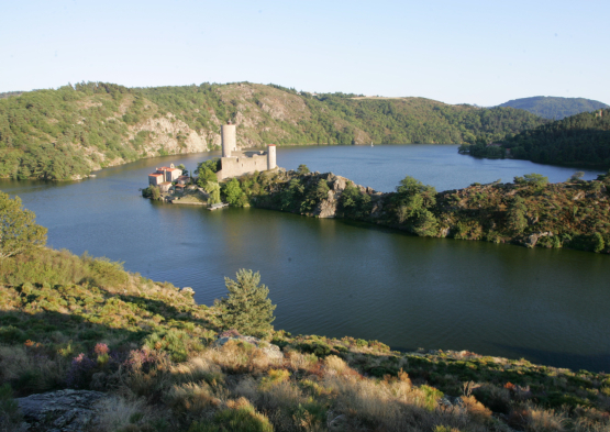 Lac et château de Grangent - Pays Stéphanois (42)