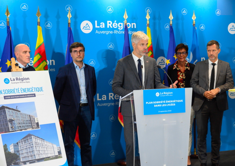 Lancement du Plan régional de sobriété énergétique dans les lycées - © Charles Pietri Lancement du Plan régional de sobriété énergétique dans les lycées