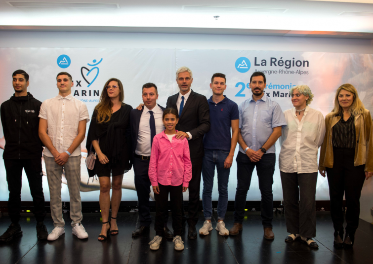 Cérémonie de remise du Prix Marin