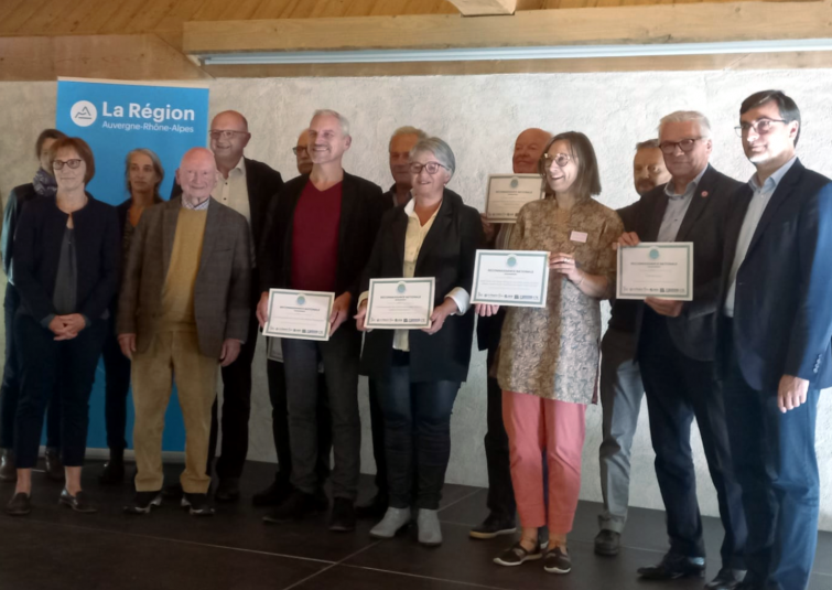 Les 5 territoires engagés pour la nature récompensés.